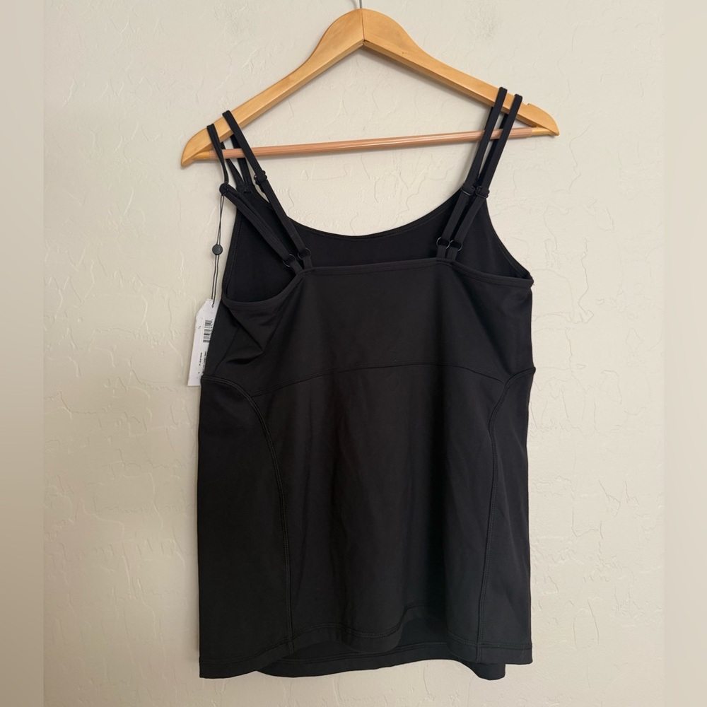 NWTUNIVERSAL STANDARD Game Next To Naked Black Tank Top Wicking Sporty Sz M (18) - Picture 4 of 7